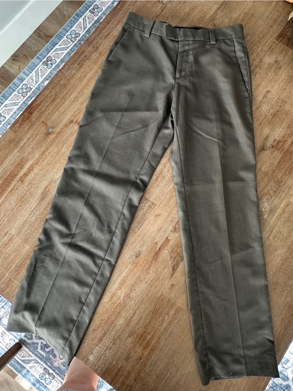 Kenneth Cole Reaction Men’s Dress Pants Gray 30x30 Flat Front
